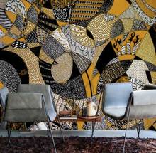 Load image into Gallery viewer, "Arna Collection" - Feature Wall - 3D luxury African Abstract Wall Sticker Removable - 12 Square Meters (Many Sizes)
