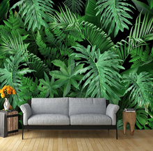 Load image into Gallery viewer, "Arna Collection" - Feature Wall - 3D Green Leaf Wall Sticker Removable - 14 Square Meters (Many Sizes)
