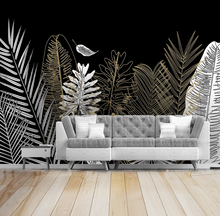 Load image into Gallery viewer, "Arna Collection" - Feature Wall - Modern Nordic Leaves Wall Sticker Removable - 10 Square Meters (Many Sizes)
