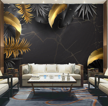 Load image into Gallery viewer, "Arna Collection" - Feature Wall - Vintage Gold &amp; Silver Wall Sticker Removable - 10 Square Meters (Many Sizes)
