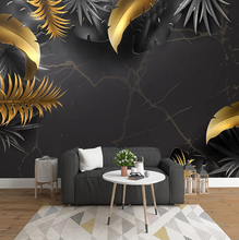 Load image into Gallery viewer, "Arna Collection" - Feature Wall - Vintage Gold &amp; Silver Wall Sticker Removable - 10 Square Meters (Many Sizes)

