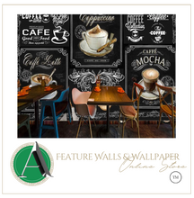 Load image into Gallery viewer, "Arna Collection" - Feature Wall - Restaurant Coffee Wall Sticker Removable - 10 Square Meters (Many Sizes)
