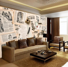 Load image into Gallery viewer, "Arna Collection" - Feature Wall - Restaurant Motorcycle Map Wall Sticker Removable - 10 Square Meters (Many Sizes)
