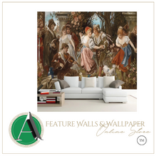 Load image into Gallery viewer, "Arna Collection" - Feature Wall - European Figures Oil Painting Music Ball Wall Sticker Removable - 10 Square Meters (Many Sizes)
