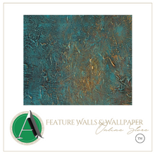 Load image into Gallery viewer, "Arna Collection" - Feature Wall - European Figures Oil Painting Green &amp; Gold Wall Sticker Removable - 10 Square Meters (Many Sizes)
