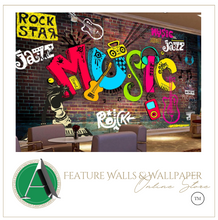 Load image into Gallery viewer, "Arna Collection" - Feature Wall - European Figures Oil Painting Green &amp; Gold Wall Sticker Removable - 10 Square Meters (Many Sizes)
