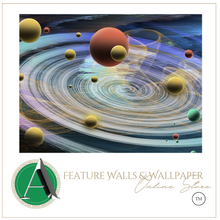 Load image into Gallery viewer, "Arna Collection" - Feature Wall - 3D Solar System Sticker Removable - 4 Square Meters (Many Sizes)
