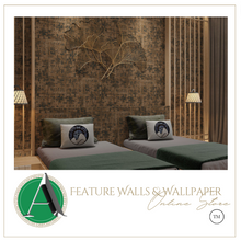 Load image into Gallery viewer, "Arna" Collections - DIY - 3D Retro Rattan Straw Woven Linen Wall Paper 5.3 Square Metre
