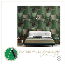 Load image into Gallery viewer, "Arna" Collections - DIY - High Quality Deer Skinned Geometric 3D Wallpaper 5.3 Square Metre
