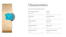 Load image into Gallery viewer, LimeLight Elite Watch PIAGET Sapphire Rose Gold
