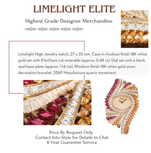 Load image into Gallery viewer, LimeLight Elite Watch PIAGET Rose Gold Spessartite Ruby Diamond
