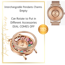Load image into Gallery viewer, Luxury Stylish Paris Quartz Watches  (Interchangeable Pendants)
