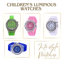 Load image into Gallery viewer, Children's Luminous Quartz Watches
