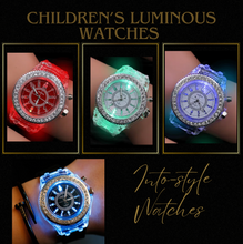 Load image into Gallery viewer, Children's Luminous Quartz Watches
