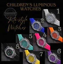 Load image into Gallery viewer, Children's Luminous Quartz Watches
