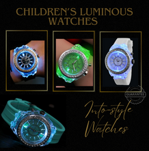 Load image into Gallery viewer, Children's Luminous Quartz Watches
