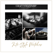 Load image into Gallery viewer, Limited Edition - Arna's Diamond Chronograph Baguette Black Rose Gold

