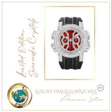 Load image into Gallery viewer, Limited Edition - Arna's Diamond Chronograph Baguette Black Silver

