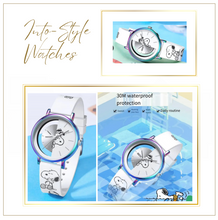 Load image into Gallery viewer, Limited Edition SNOOPY Designer Watch Gift Set Black
