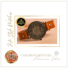 Load image into Gallery viewer, Vintage Platinum Designer Watch Unisex Orange
