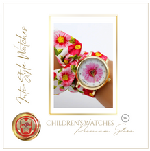 Load image into Gallery viewer, Limited Edition Platinum Designer Watch Summertime Floral
