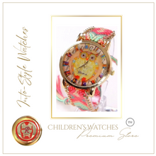 Load image into Gallery viewer, Limited Edition Rainbow Owl Platinum Designer Watch
