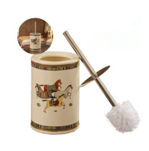 Load image into Gallery viewer, "Scottishe" Collection (Horse) - Toilet Brush Set
