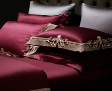 Load image into Gallery viewer, "Arna Lisa" Royal Collection - Luxury 600TC Egyptian Cotton Classic Exquisite Bedding Set - King 4 piece
