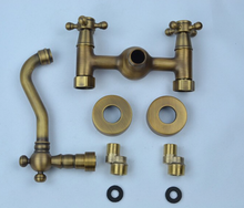Load image into Gallery viewer, "Arna" Collection - Bathroom Basin Faucet Antique Brass Sink Mixer Crane Tap
