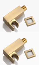 Load image into Gallery viewer, "Arna" Collection - Bath Shower Faucet Set Auto - Thermostat Control Brass Brushed Gold/Black In-Wall Shower Mixer Tap Hot &amp; Cold Hand held Shower
