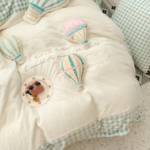 Load image into Gallery viewer, "Arna's" Collection - Luxury Flannel Velvet #D Mushrooms Bedding Set 6 piece Twin/Single
