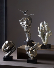 Load image into Gallery viewer, "Marsha" Modern Statues Creative Abstract Faces Art Living Rooms Antique Home Furnishings
