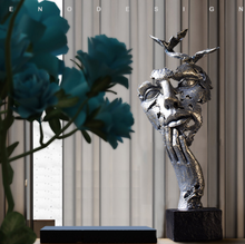 Load image into Gallery viewer, "Marsha" Modern Statues Creative Abstract Faces Art Living Rooms Antique Home Furnishings
