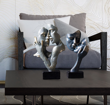 Load image into Gallery viewer, "Marsha" Modern Statues Creative Abstract Faces Art Living Rooms Antique Home Furnishings
