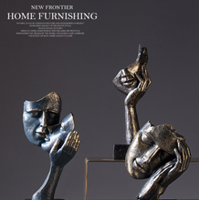Load image into Gallery viewer, "Marsha" Modern Statues Creative Abstract Faces Art Living Rooms Antique Home Furnishings
