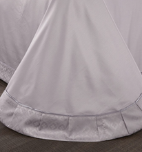 Load image into Gallery viewer, "Arna Lisa" Collection - Luxury Silk Cotton Jacquard Delicate Bedding Set Shining Duvet Cover Sets - Queen - 7 Piece
