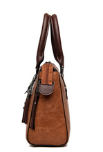 Load image into Gallery viewer, "Legend Collection" Women Handbags and Purse 4pcs Bag Set Female Shoulder Crossbody Bag Solid Color Soft Bag Wallet Handbag Cat Tassels Bags (SPECIAL)
