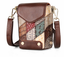 Load image into Gallery viewer, "Arna Lisa" Collection - Legend Small Genuine Leather Women Crossbody Shoulder Bag Purse Vintage Bucket Design
