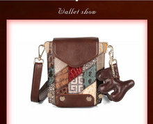 Load image into Gallery viewer, "Arna Lisa" Collection - Legend Small Genuine Leather Women Crossbody Shoulder Bag Purse Vintage Bucket Design
