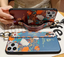 Load image into Gallery viewer, Luxury iPhone Case Set -  Iphone 11 12 pro max SE 2020 7 8 plus 6 6s plus X Xs max XR Soft Strap Phone Holder Case
