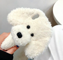 Load image into Gallery viewer, Dog Phone Case -  iPhone -3D Teddy Dog Ears Plush Hair Case For iPhone 12 Pro Max SE 2020 11 Pro XR X 10 6 6s 7 8 Plus XR XS Max
