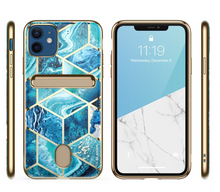 Load image into Gallery viewer, I-BLASON iPhone Case - 3 Colours - For iPhone 12/11/XR Case/For iPhone Cosmo Wallet Slim Designer Card Slot Wallet Case Back Cover caso
