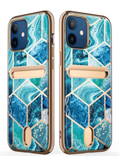 Load image into Gallery viewer, I-BLASON iPhone Case - 3 Colours - For iPhone 12/11/XR Case/For iPhone Cosmo Wallet Slim Designer Card Slot Wallet Case Back Cover caso
