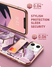 Load image into Gallery viewer, I-BLASON iPhone Case - 3 Colours - For iPhone 12/11/XR Case/For iPhone Cosmo Wallet Slim Designer Card Slot Wallet Case Back Cover caso
