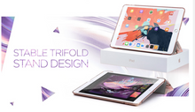 Load image into Gallery viewer, I-BLASON For iPad 10.2 Case - Cosmo Lite Slim Trifold Stand Smart Clear Hard Back Protective Cover with Auto Sleep/Wake
