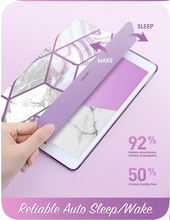 Load image into Gallery viewer, I-BLASON For iPad 10.2 Case - Cosmo Lite Slim Trifold Stand Smart Clear Hard Back Protective Cover with Auto Sleep/Wake
