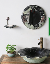 Load image into Gallery viewer, "Arna Collection" Classical Wash Basin Art Lotus Leaf &amp; Faucet Set
