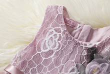 Load image into Gallery viewer, "Arna" Royal Gown Collection - Little Girl Flower Party Lace Tutu Dress Baby Kids Sleevess Dresses Clothes Summer Children Wedding Birthday
