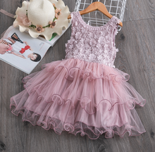 Load image into Gallery viewer, "Arna" Royal Gown Collection - Polka Dot Toddler Dress Halloween Costume Baby Girl Christmas Party Dress

