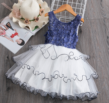 Load image into Gallery viewer, "Arna" Royal Gown Collection - Polka Dot Toddler Dress Halloween Costume Baby Girl Christmas Party Dress
